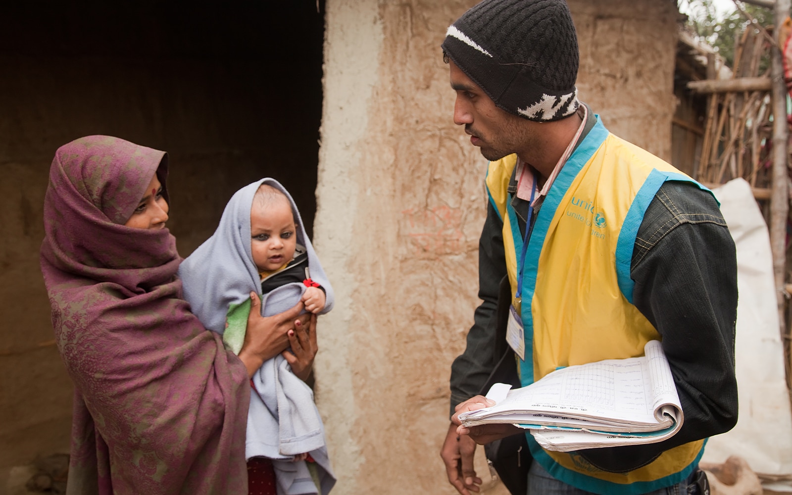 Polio vaccination team