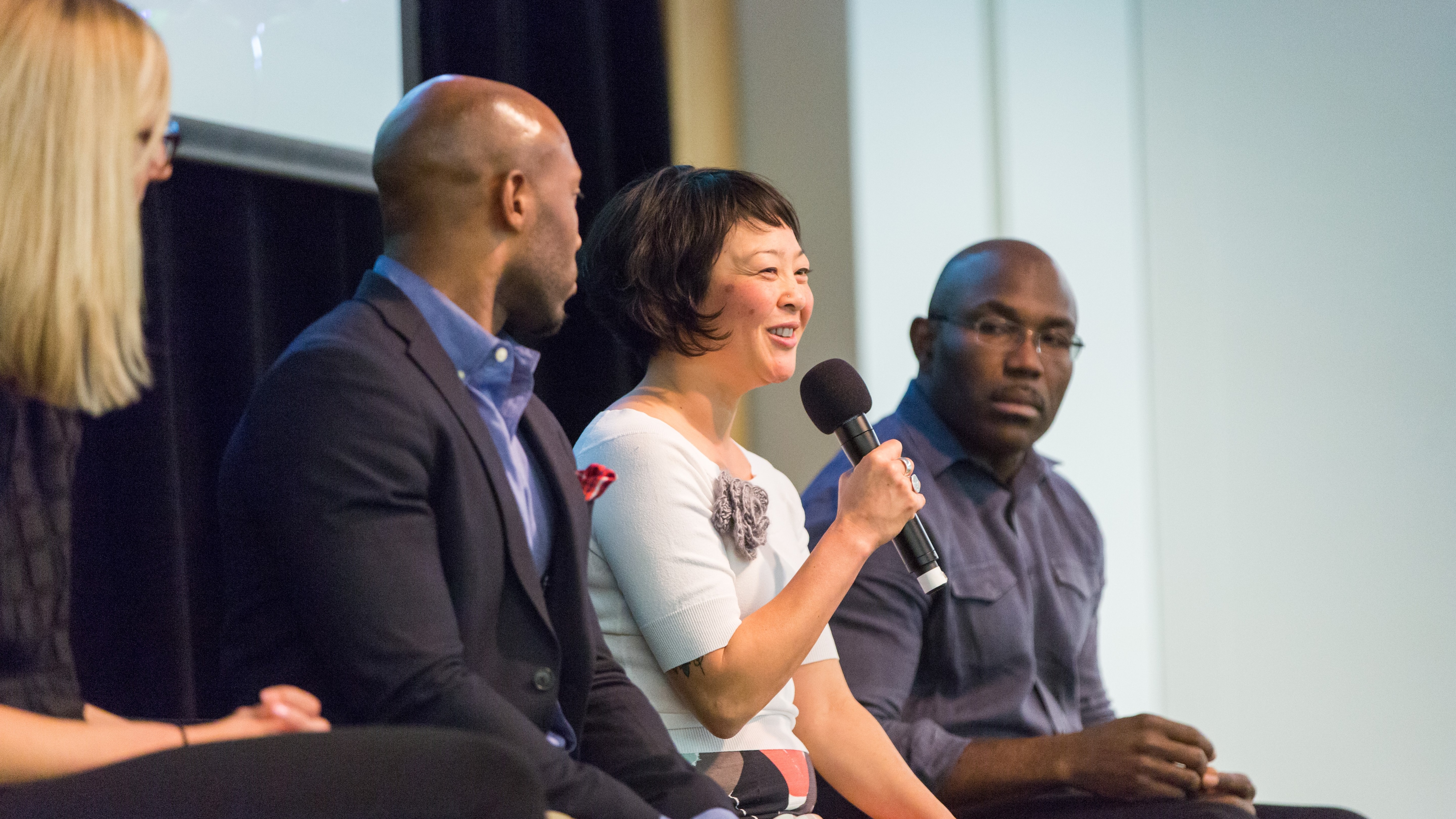 Bill & Melinda Gates Foundation employees attend the “Why I Show Up” learning session during Immersion Week events, which took place in conjunction with the Annual Employee Week in Seattle, WA on May 11, 2016.