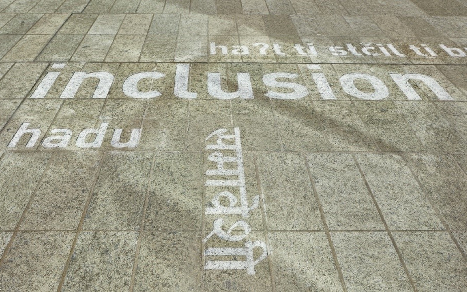 Detail view of the "campus heart" courtyard on the Bill & Melinda Gates Foundation’s Seattle campus in Seattle